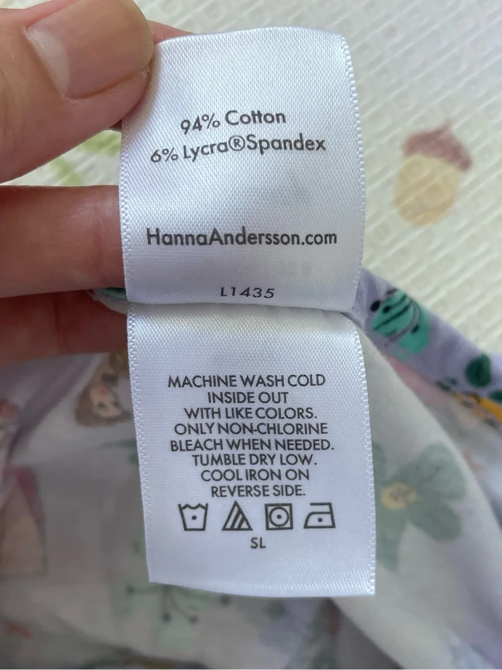 Hanna Andersson Disney Princess Print Short Sleeve Dress